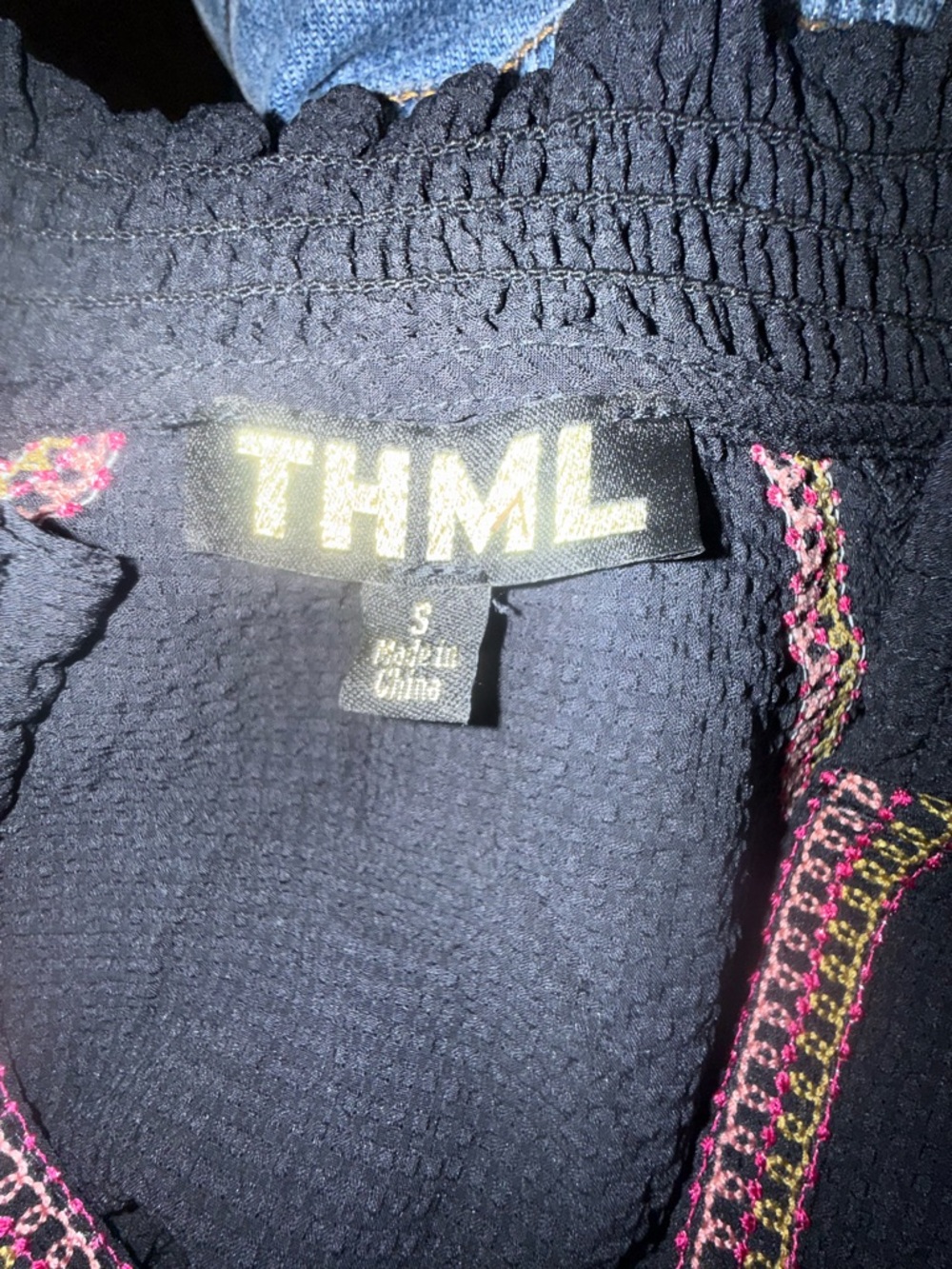 THML. Jolie Embroidered Top. Size Small. - Picture 5 of 12